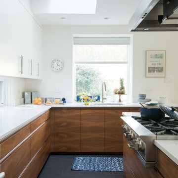 Modern Oak and White