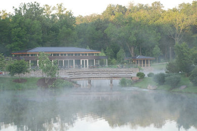 This is an example of a traditional landscaping in St Louis.