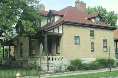 Example of a trendy exterior home design in Columbus