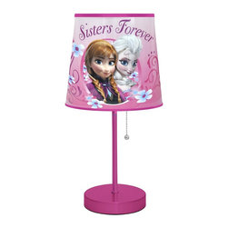 Disney Frozen Pink Table Lamp - Table Lamps