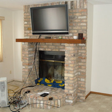 Fireplace-Entertainment Center Rebuild