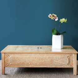 Nomad Village- Coffee Table Carved Gledek - Coffee Tables