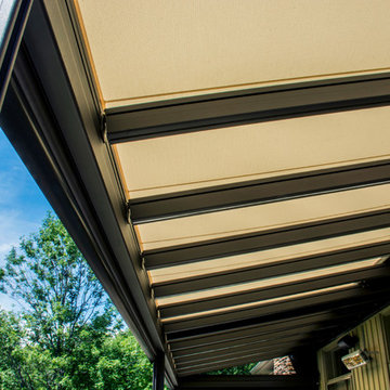 Exterior Pergola With Motorized Screens & Skylights