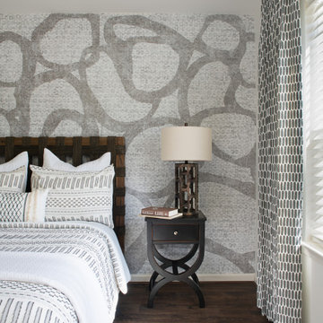 A Richly Textured Guest Bedroom