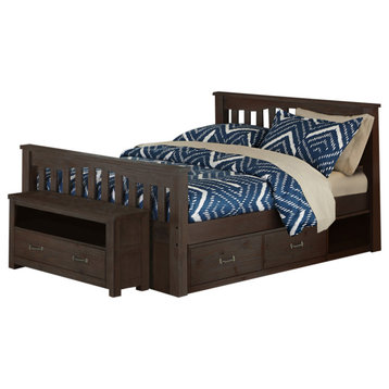 Hillsdale Highlands Wood Full Bed With Storage