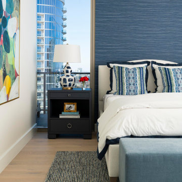 Legacy West High-Rise Condominium Transitional Furnishing