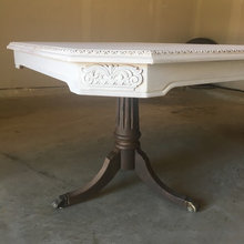 Dining Table Using Chalk Paint