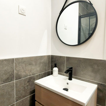 Rénovation complète d'une petite salle d'eau