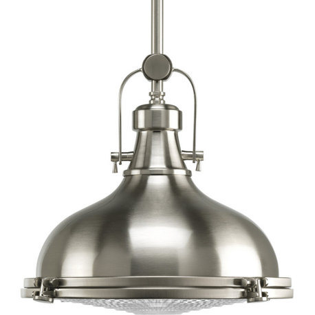 1-Light Pendant, Brushed Nickel