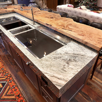 Silver Lead Maple Kitchen Bar
