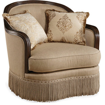 Giovanna Golden Quartz Matching Chair - Beige