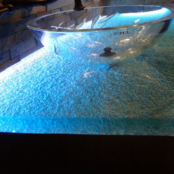 Glass Bathroom Countertop - Vanity Tops And Side Splashes