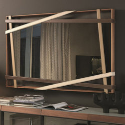Rebus Rectangular Wall Mirror by Cattelan Italia - $3,850.00 - Wall Mirrors