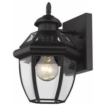 1 Light Outdoor Wall Mount in Led Style - 7.25 Inches Wide by 10.5 Inches High