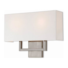 2-Light Brushed Nickel ADA Wall Sconce