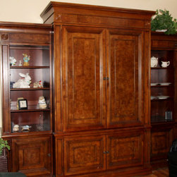 Burl TV Entertainment Center - Entertainment Centers And Tv Stands