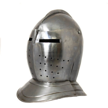 Urban Designs Replica Renaissance-Era Burgonet Cavalry Armor Helmet