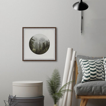 "Forest of Pines" Framed Painting Print