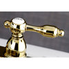 Kingston Brass 4" Centerset Bar Faucet, Polished Brass