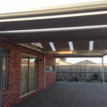 Gable with pergola