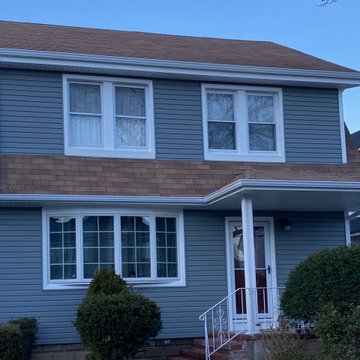 Valley Stream Siding - Sterling Gray Dutch Lap | Alpha Windows & Siding