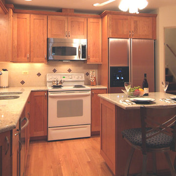 Small Kosher Kitchen with Island