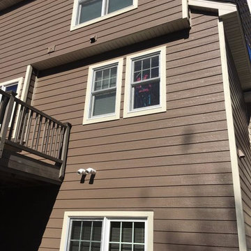 Victoria LP Smartside and OWENS CORNING Duration Driftwood Roof