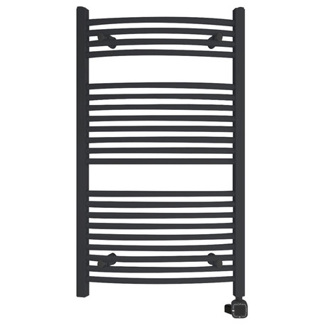 HEATGENE Smart Towel Warmer With Timer and Temperature Control, Matt Black