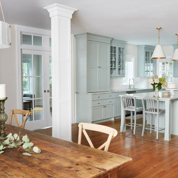 Cheerful Open Concept Kitchen, Millburn, NJ