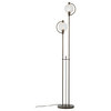 Hubbardton Forge 242210-1055 Pluto Floor Lamp in Sterling