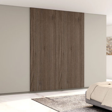 Freestanding Sliding Fitted Wardrobe in Aluminium Lava by Inspired Elements