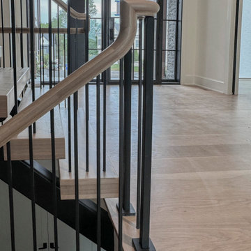 Project #122 | Freestanding Steel & Wood Staircase