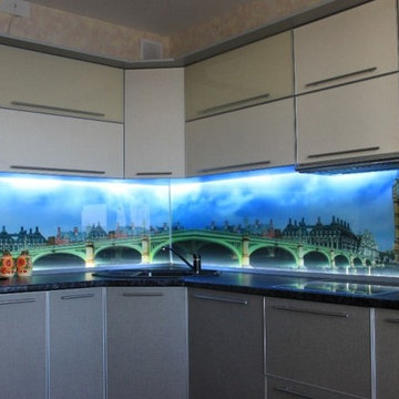 Tezgah arası cam panel