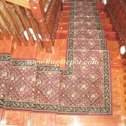 Custom Stair Runners - Carpet Tiles