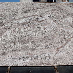 White Torroncino Granite Slab (Polished) - Kitchen Countertops