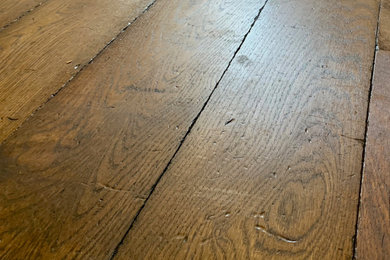 Aged Oak Flooring in Grade 2 listed property in Podington,Bedfordshire.