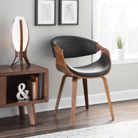 Symphony Chair, Walnut and Black
