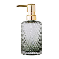 Bloomingville Glass Soap Dispenser, Grey