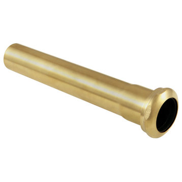 EVP1007 1-1/4" x 8" Brass Slip Joint Tailpiece Extension Tube