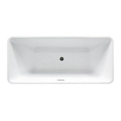 VIRTU VTU-3467 SERENITY 67" X 29.5" FREESTANDING SOAKING BATH TUB - Bathtubs