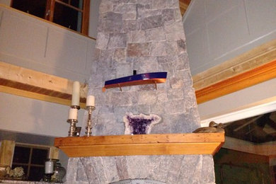 Inspiration for a living room remodel in Manchester