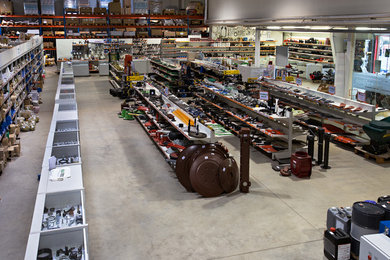 This is an example of an industrial garage.