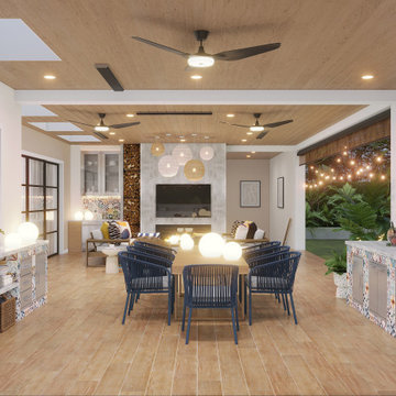 Modern Bright Patio Design