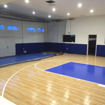 Garage Conversion To Residential Sport Facility