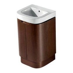 Vigo - Vigo Calantha 20 in. Vanity in Wenge VG09017118K1 - Bathroom Vanities And Sink Consoles