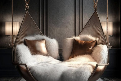Bespoke Metal Suspended Chairs