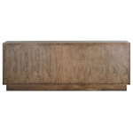 Currey and Company - Currey and Company Morombe - 84.25" Credenza, Distressed Cocoa Finish - Notable for its extraordinary functionality and coMorombe 84.25" Crede Distressed Cocoa *UL Approved: YES Energy Star Qualified: n/a ADA Certified: n/a  *Number of Lights:   *Bulb Included:No *Bulb Type:No *Finish Type:Distressed Cocoa