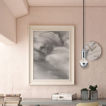 Glenmore 1-Light Plug-In or Hardwire Pendant, Chrome, Clear Glass and Chrome Det