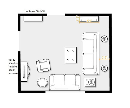 Furniture layout help – game plan