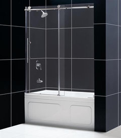 door tub shower trackless walk bathtub combo looking outswing enigma frameless